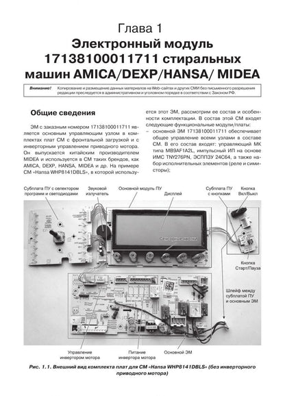Ремонт № 168. Электронные модули производства КНР для стиральных машин