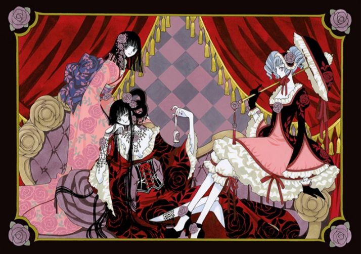 CLAMP: CLAMP COLOR KURO. Официальные иллюстрации с выставки CLAMP