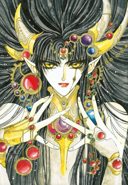 CLAMP: CLAMP COLOR KURO. Официальные иллюстрации с выставки CLAMP