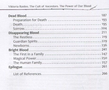 Viktoria Raidos: The Cult of Ancestors. The Power of Our Blood