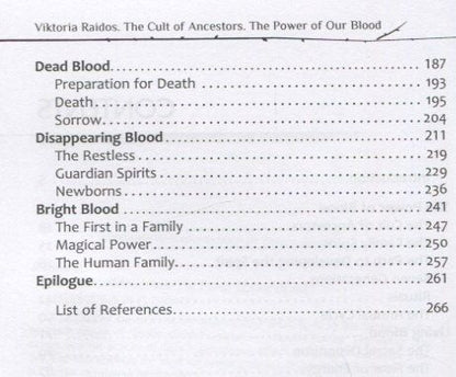 Viktoria Raidos: The Cult of Ancestors. The Power of Our Blood