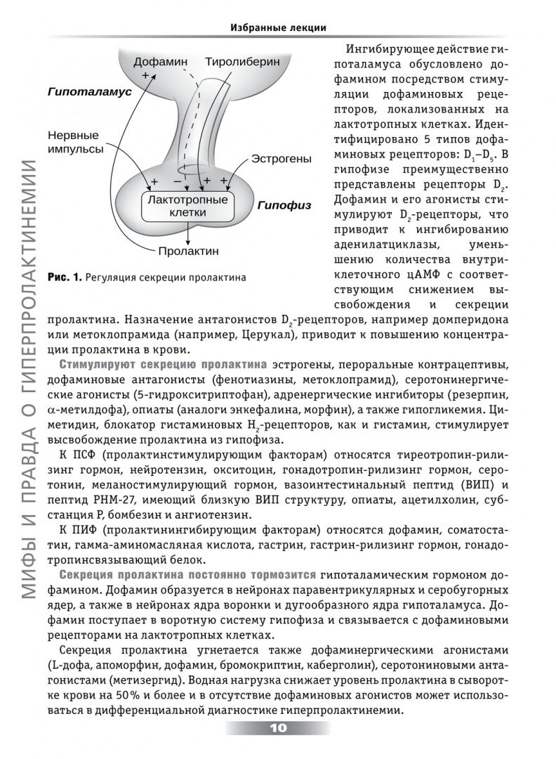 Мифы и правда о гиперпролактинемии. Избранные лекции. Учебное пособие
