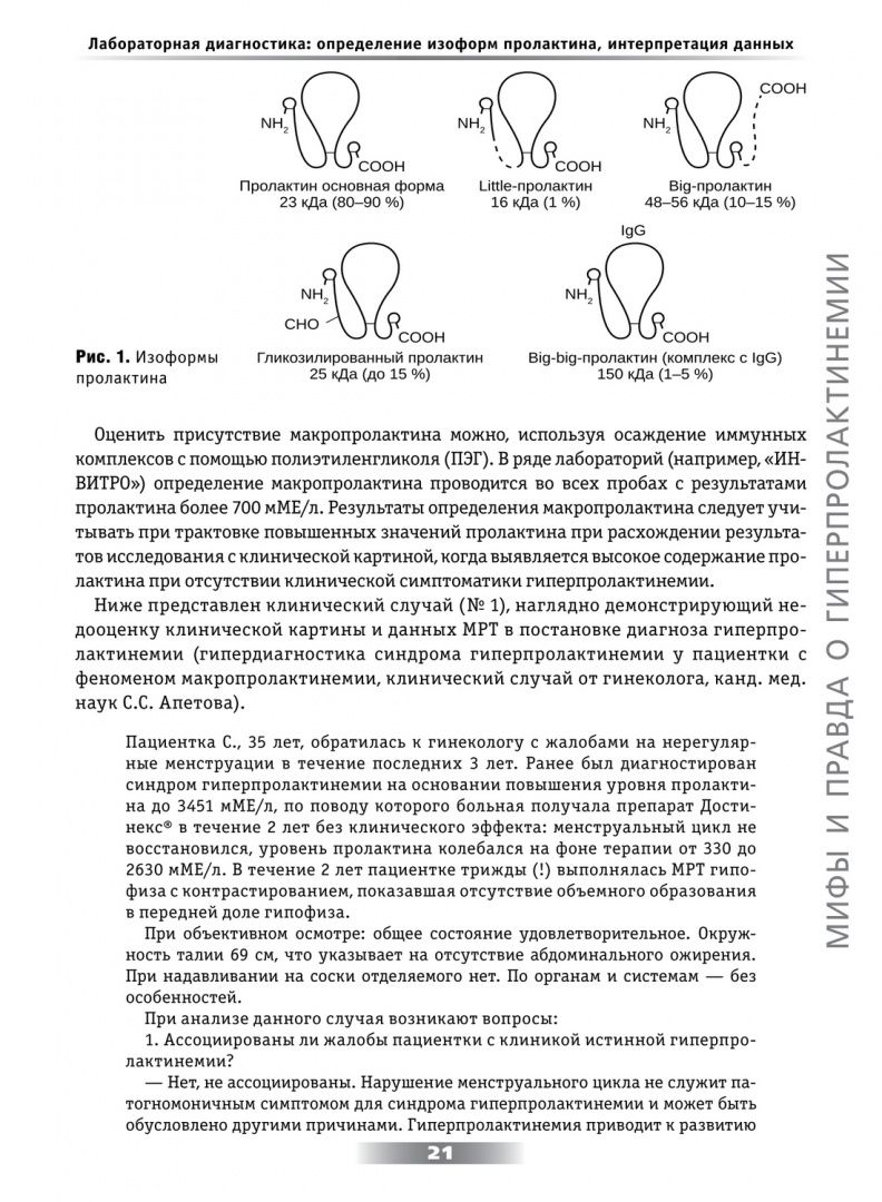 Мифы и правда о гиперпролактинемии. Избранные лекции. Учебное пособие