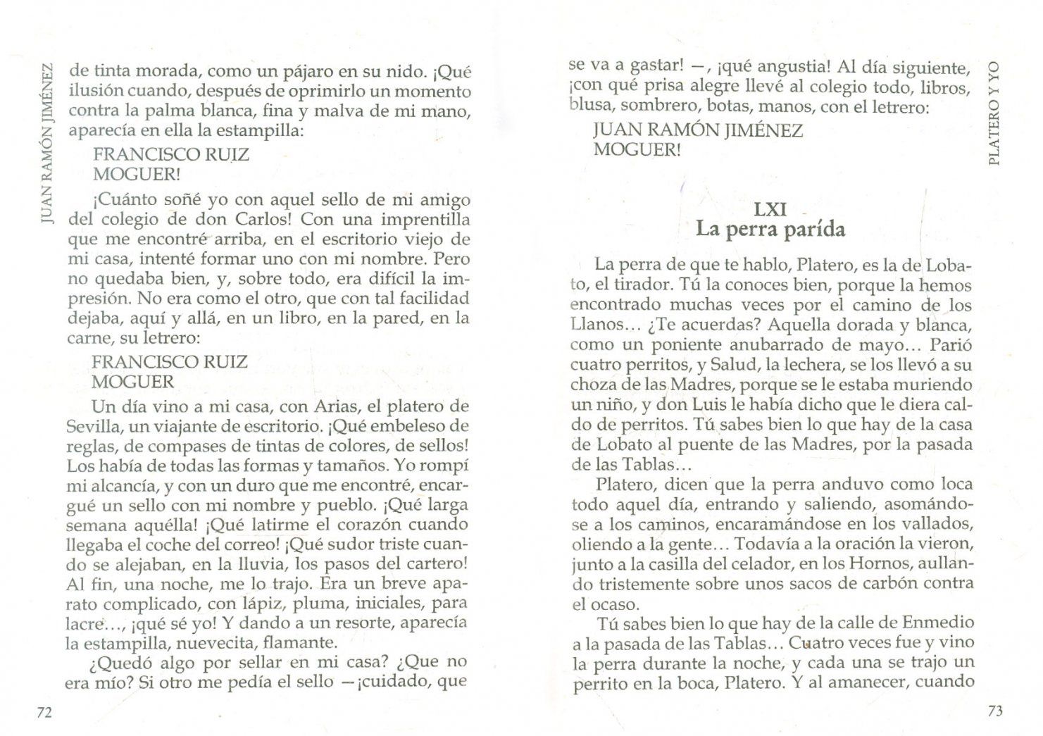 Juan Jimenez: Platero y yo