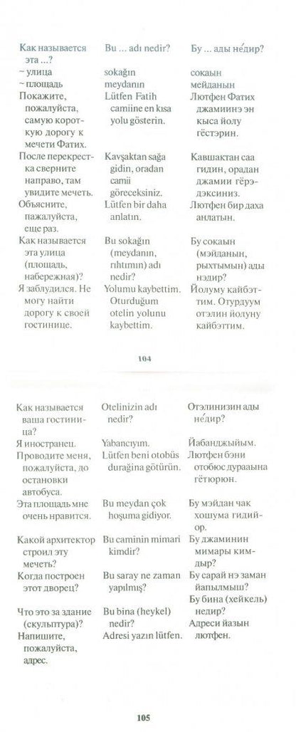 Инесса Митина: Русско-турецкий разговорник