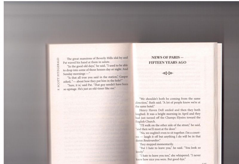 Francis Fitzgerald: The Rich Boy. Stories
