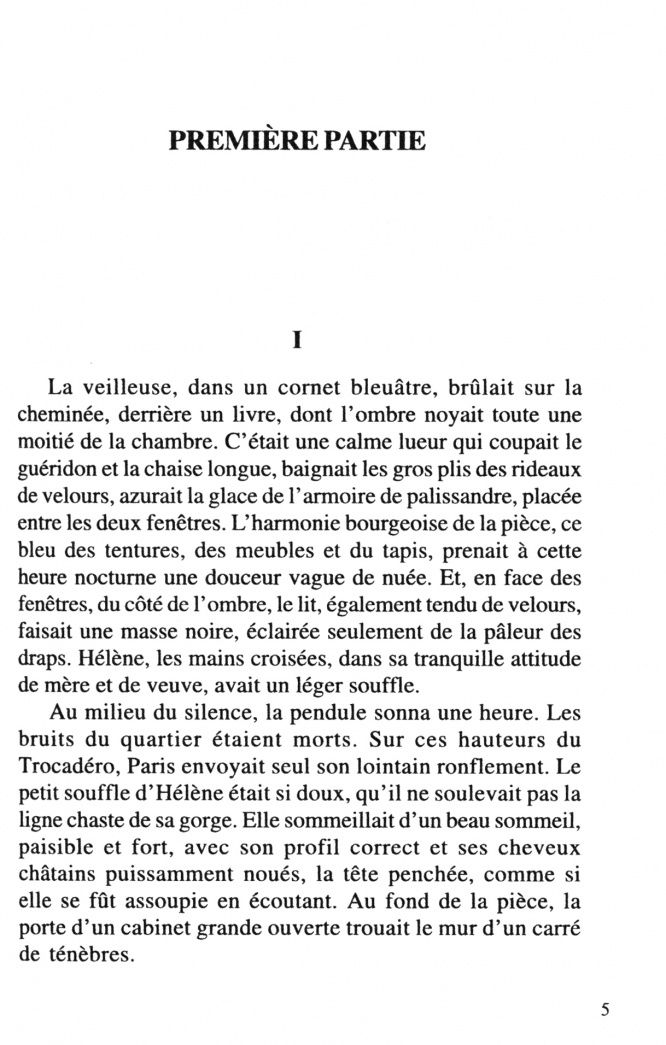 Emile Zola: Une Page D"Amour