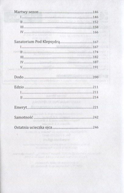 Bruno Schulz: Sanatorium pod klepsydra. Санаторий под клепсидрой (на польском языке)