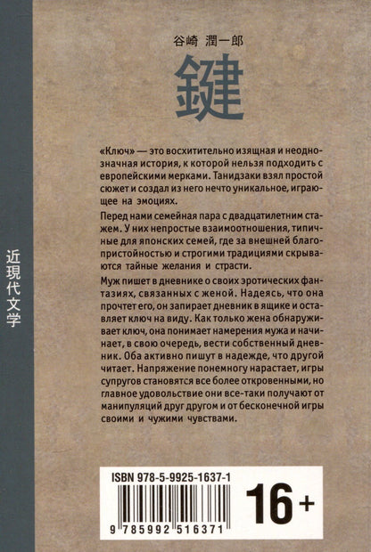 Дзюнъитиро Танидзаки: Ключ: книга для чтения на японском языке