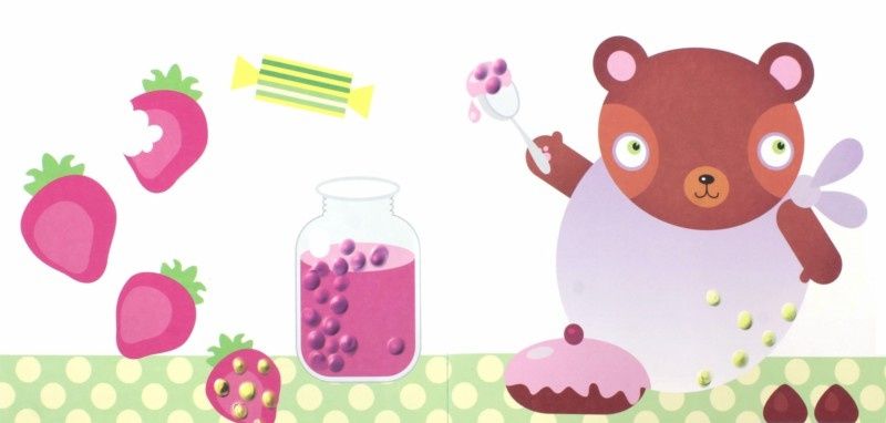 Я рисую пальчиком. Торт (для детей 2-4 лет)