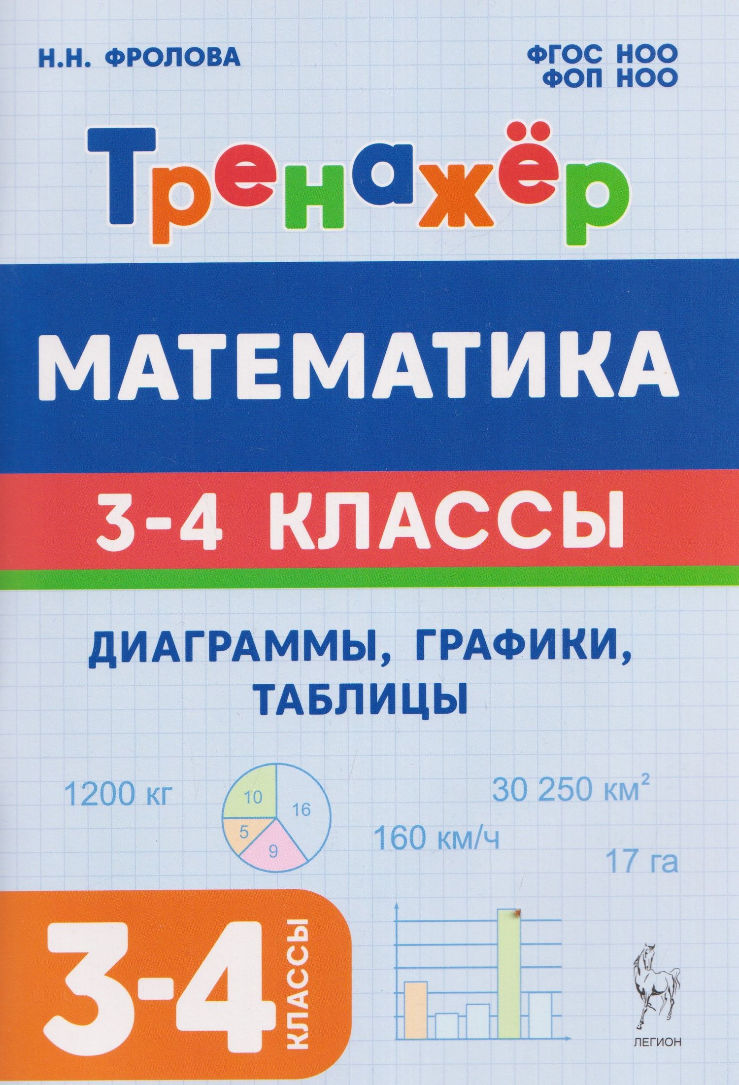 Наталья Фролова: Математика. 3-4 классы. Тренажёр. Диаграммы, графики, таблицы