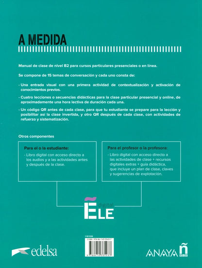 Jose Rodrigues: A medida. Nivel B2. Manual de clase