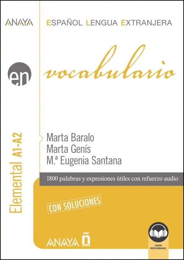 Marta Genis: Vocabulario. Nivel elemental A1-A2 (edicion 2023)