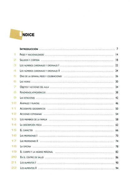Marta Genis: Vocabulario. Nivel elemental A1-A2 (edicion 2023)