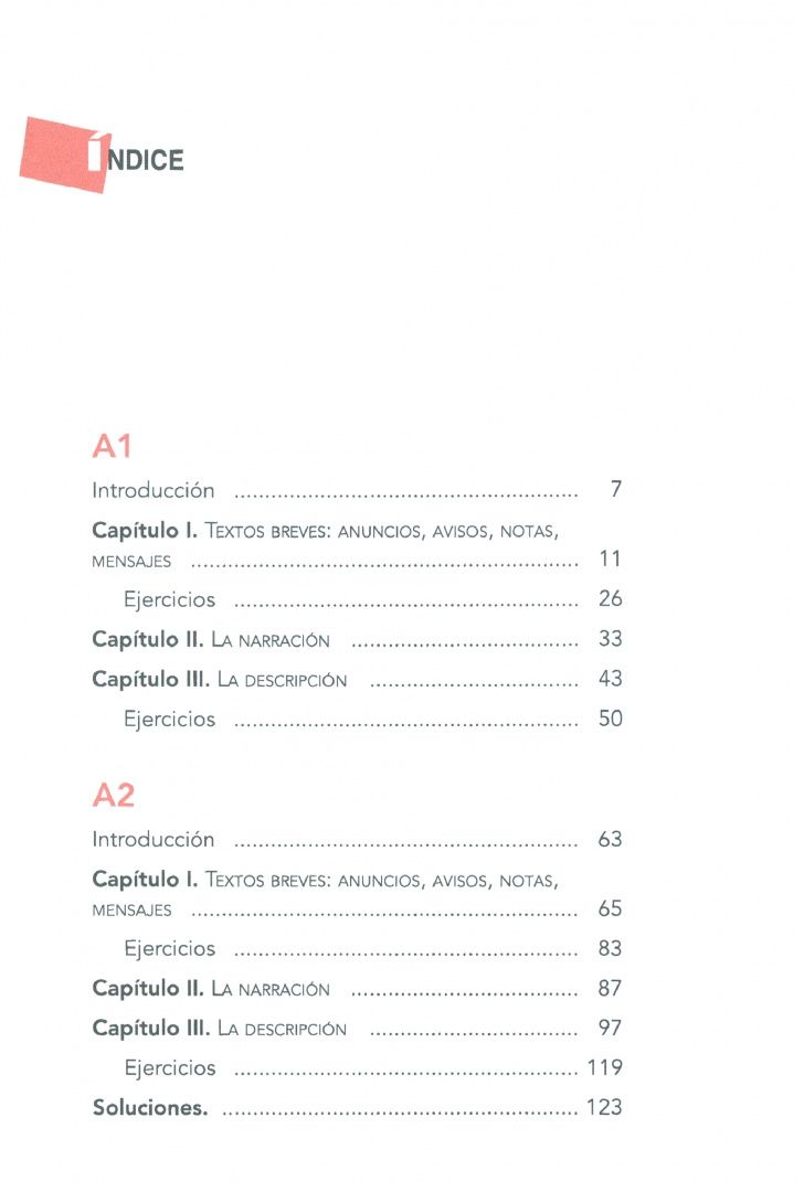 Angeles Martinez: Escritura. Nivel elemental A1-A2