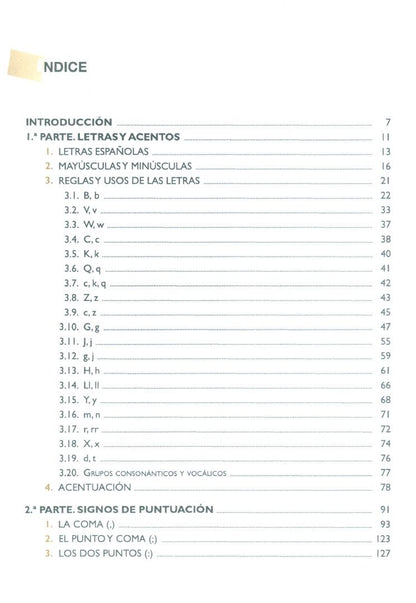 Marina Peralta: Ortografía