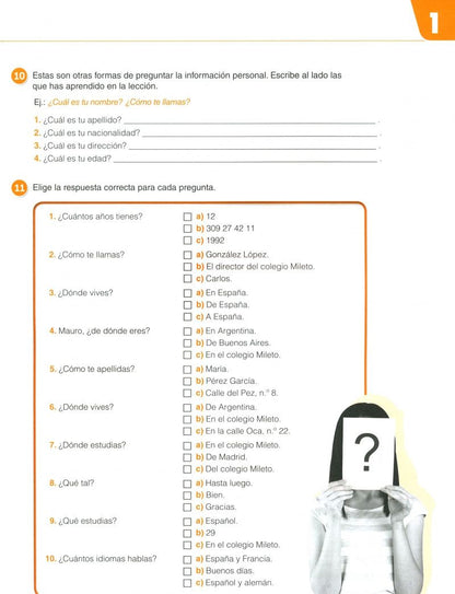Nuevo Manana 1. Cuaderno de Ejercicios A1