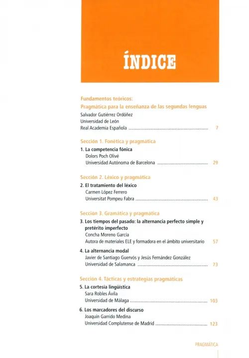 Pragmática. Estrategias para comunicar