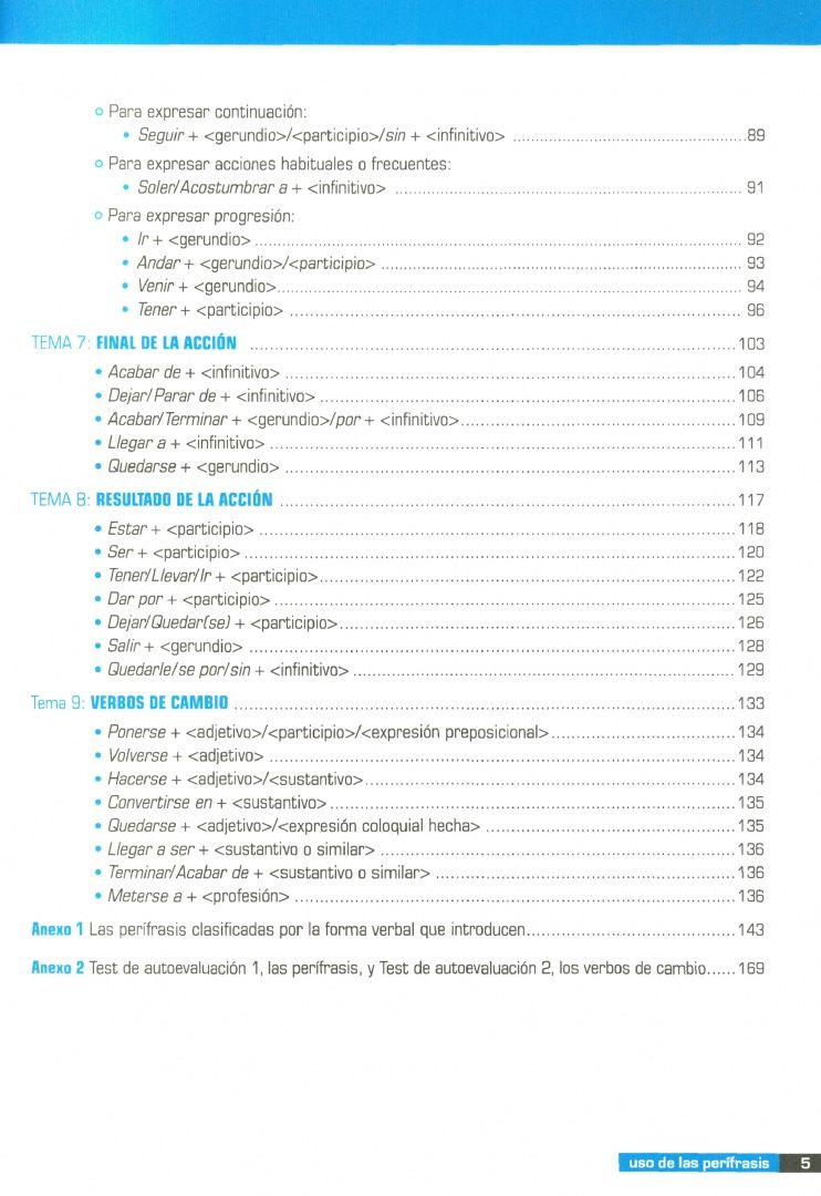 David Vargas: Uso de las perífrasis verbales. Libro del alumno