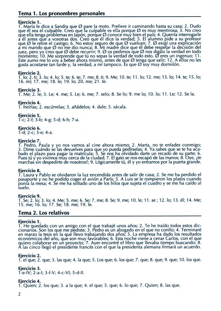 Villacorta Estebanez: Competencia gramatical en uso B2. Libro de claves