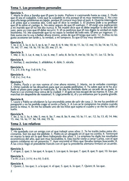 Villacorta Estebanez: Competencia gramatical en uso B2. Libro de claves