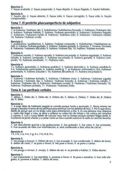 Villacorta Estebanez: Competencia gramatical en uso B2. Libro de claves