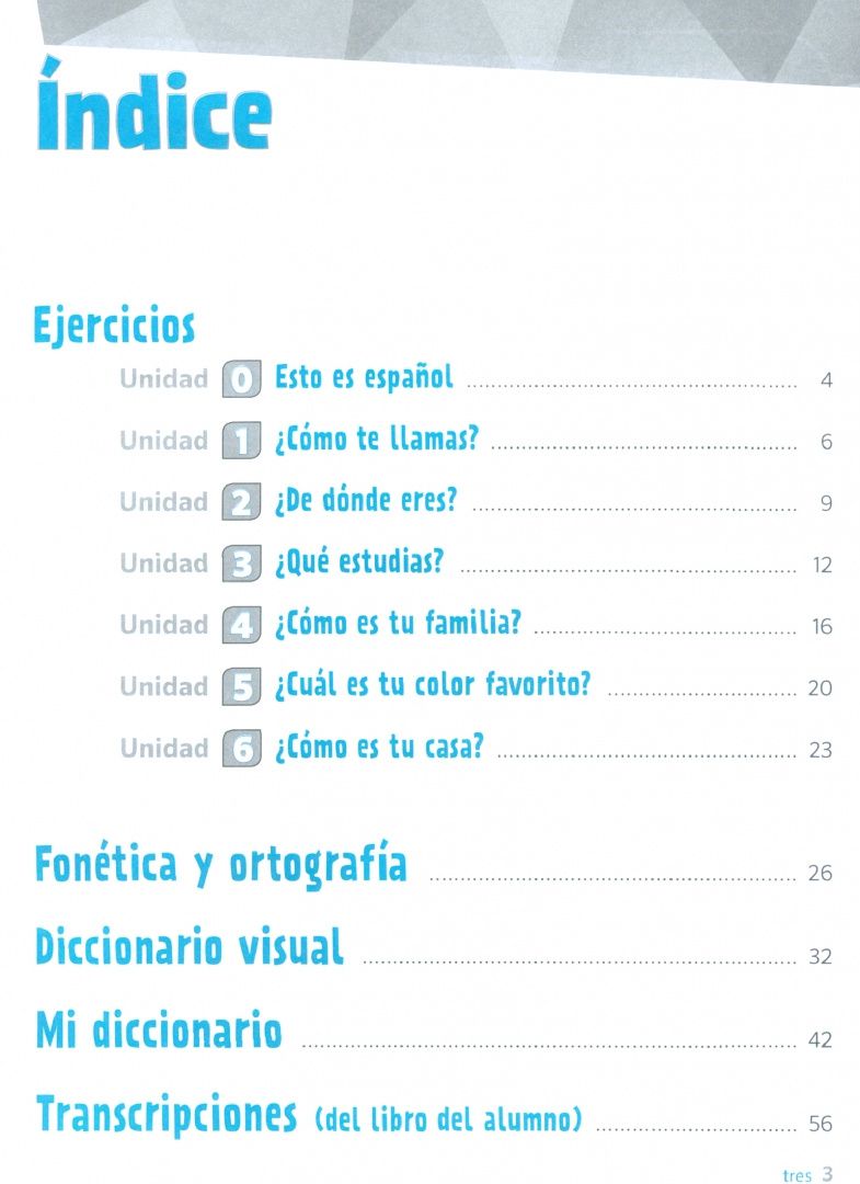 los de: ¿Español? ¡Por supuesto! 1. A1. Libro de ejercicios