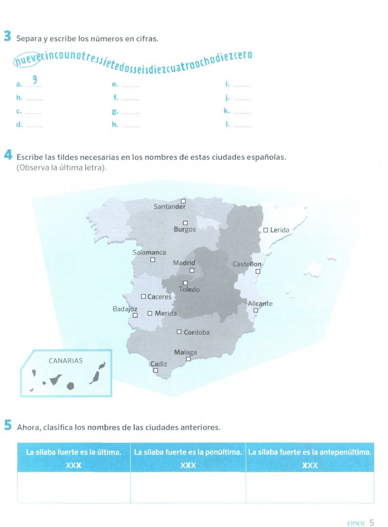 los de: ¿Español? ¡Por supuesto! 1. A1. Libro de ejercicios
