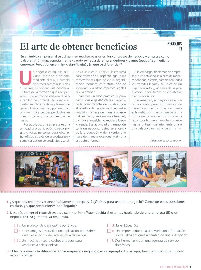 Pilar Marce: Entorno empresarial. Libro del alumno. Nueva edición