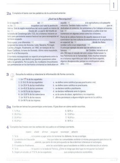 Amelia Guerrero: Frecuencias B1.1. Libro de ejercicios. Parte 1