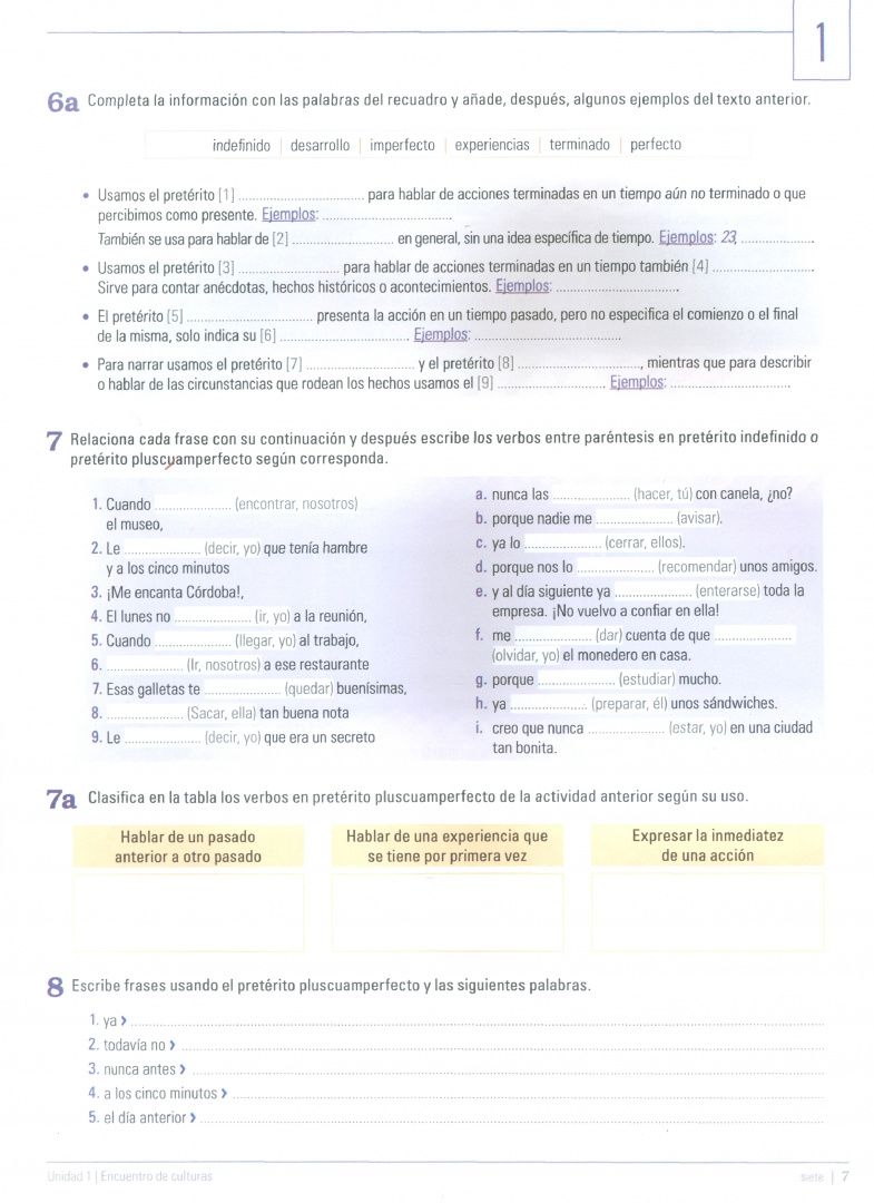 Amelia Guerrero: Frecuencias B1.1. Libro de ejercicios. Parte 1
