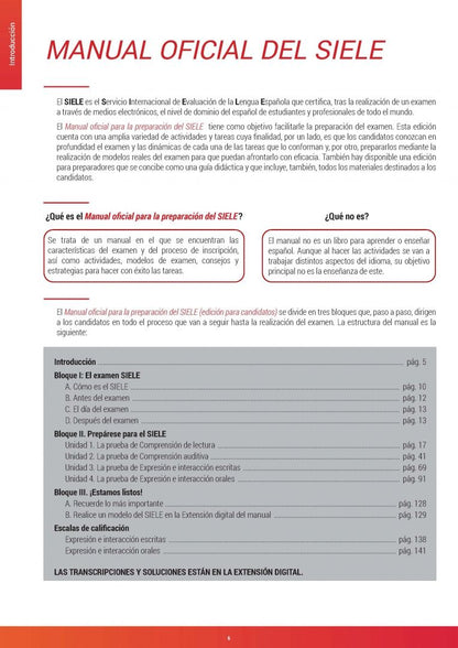 Manual oficial para la preparación del SIELE. Edición para candidatos
