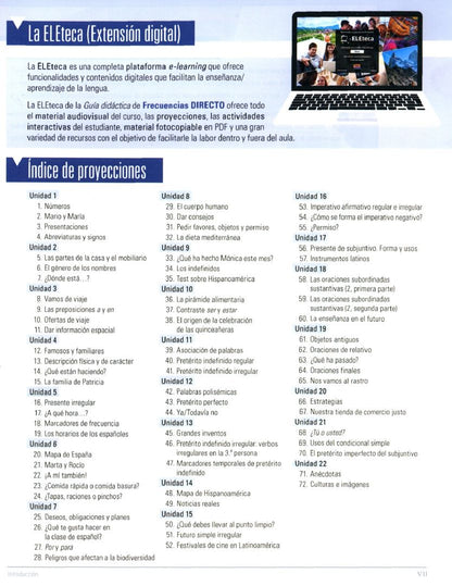 Frecuencias Directo A1-B1. Guía didáctica
