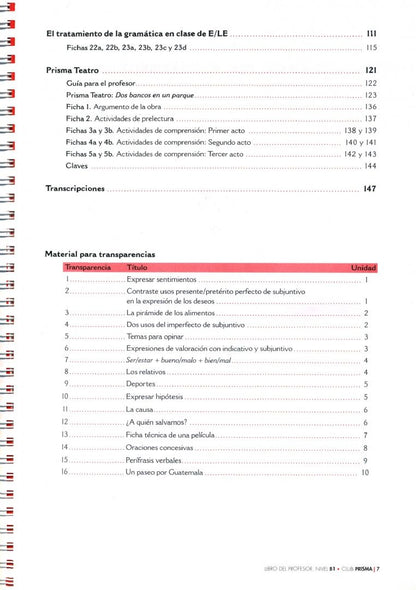 Paula Cerdeira: Club Prisma. Nivel B1. Libro del profesor (+CD)