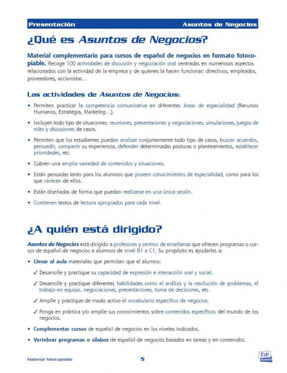 Carlos Schmidt: Asuntos de negocios