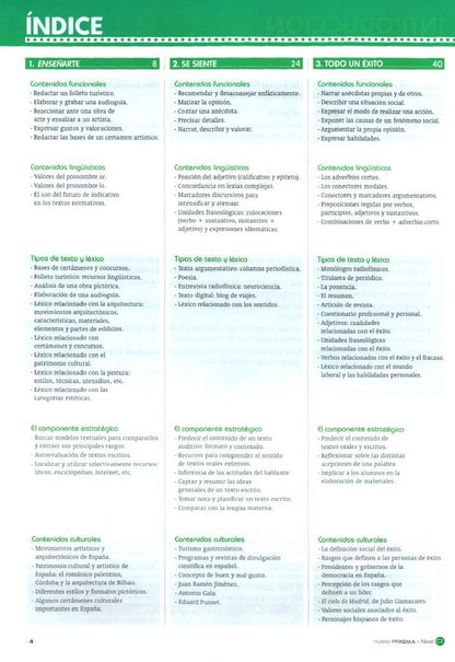 Juana Mena: Nuevo Prisma C2. Libro del alumno
