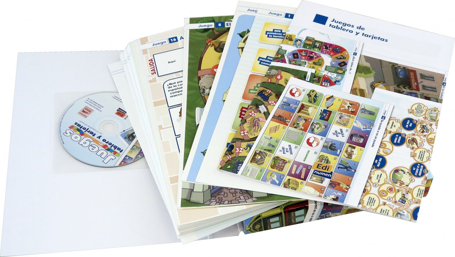 Juegos de tablero y tarjetas. Nueva edicion. +CD