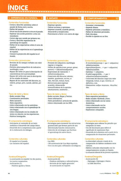 Nuevo Prisma B1. Libro del alumno