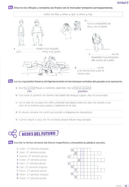 Vargas Fernandez: Espacio Joven 360º. Nivel B1.1. Libro de ejercicios