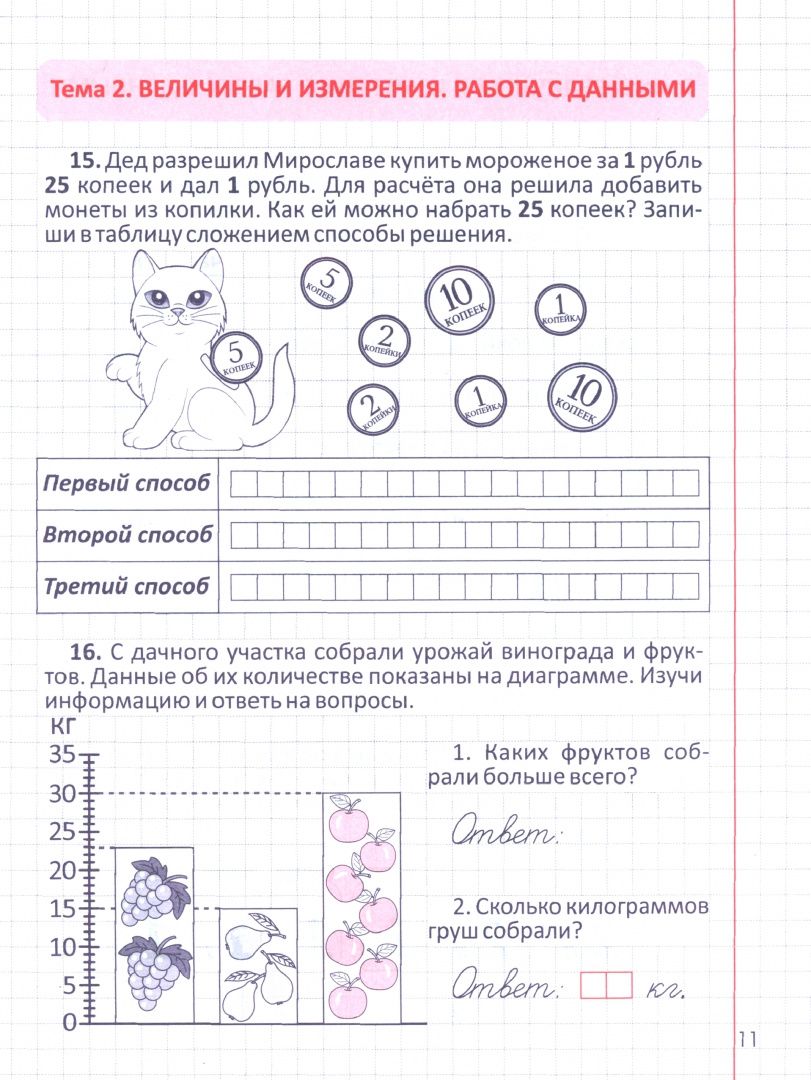 Ольга Федоскина: Развитие Математических способностей. 2 Класс. Рабочая тетрадь