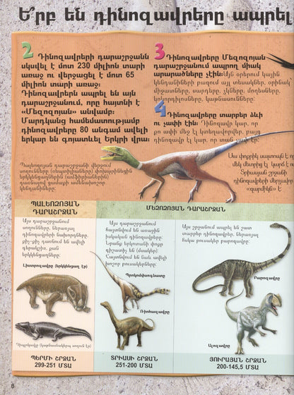 S. Parker: 100 фактов. Динозавры (на армянском языке)