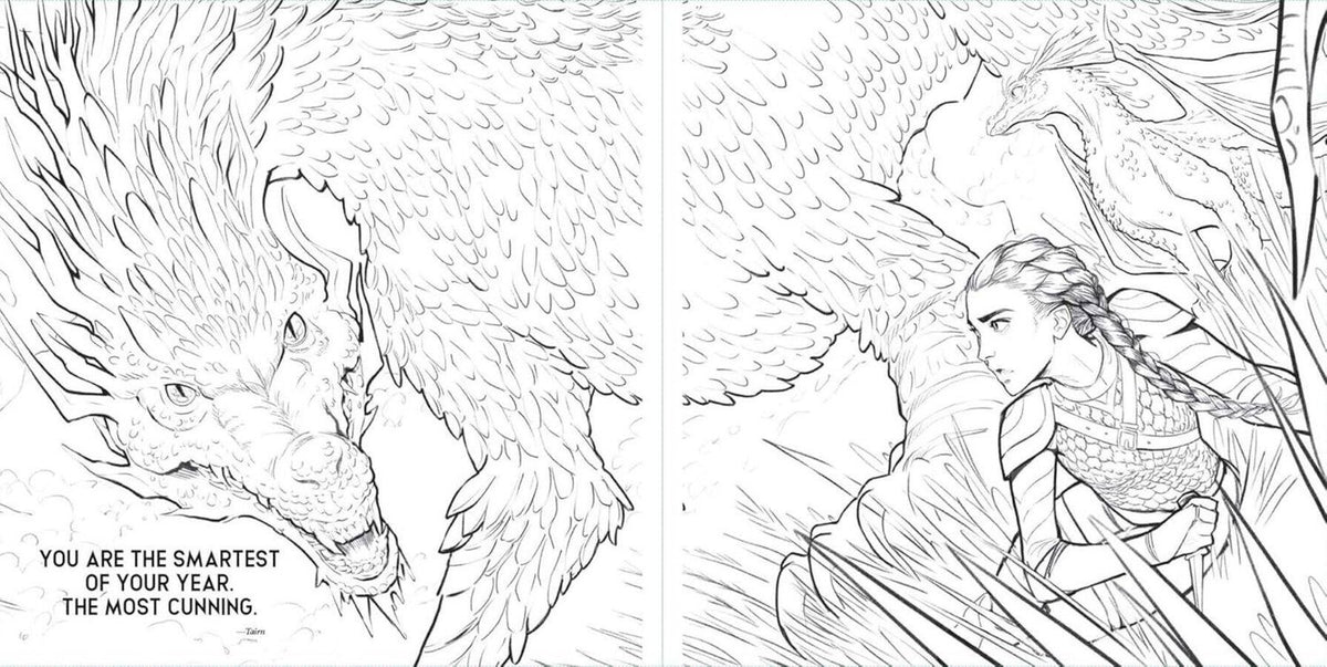 Fourth Wing: The Official Coloring Book Четвертое крыло официальная раскраска /Книги на английском языке