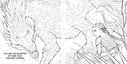 Fourth Wing: The Official Coloring Book Четвертое крыло официальная раскраска /Книги на английском языке