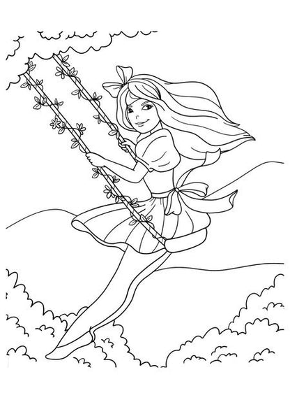 Фотография книги "А. Хамуева: Моя большая раскраска. Для девочек"