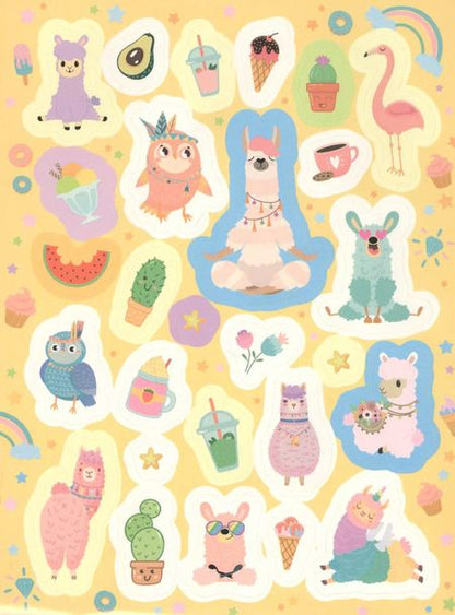 Фотография книги "А.К. Соломкина: Ламы. 100 наклеек"