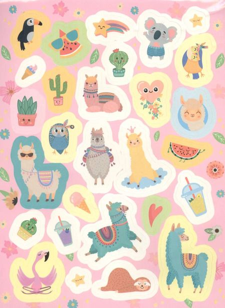 Фотография книги "А.К. Соломкина: Ламы. 100 наклеек"