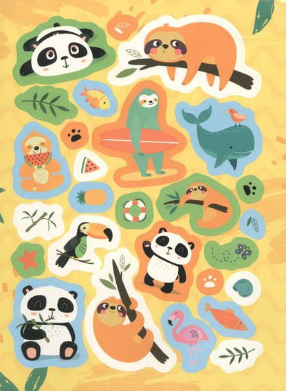 Фотография книги "А.К. Соломкина: Ленивцы и панды. 100 наклеек"