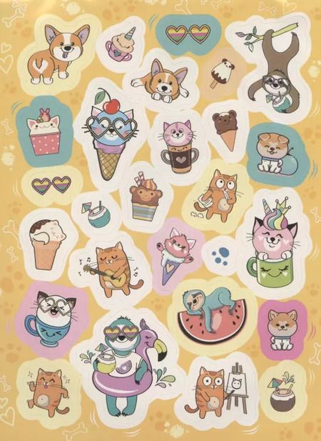 Фотография книги "А.К. Соломкина: Самые забавные наклейки. 100 наклеек"