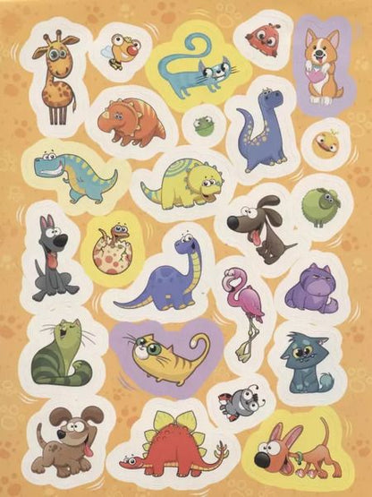 Фотография книги "А.К. Соломкина: Самые забавные наклейки. 100 наклеек"