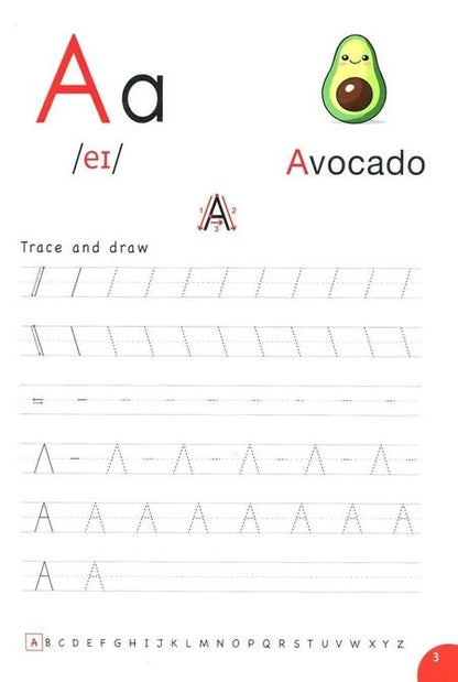 Фотография книги "ABC. Handwriting Workbook for Kids. Прописи для детей по английскому языку"